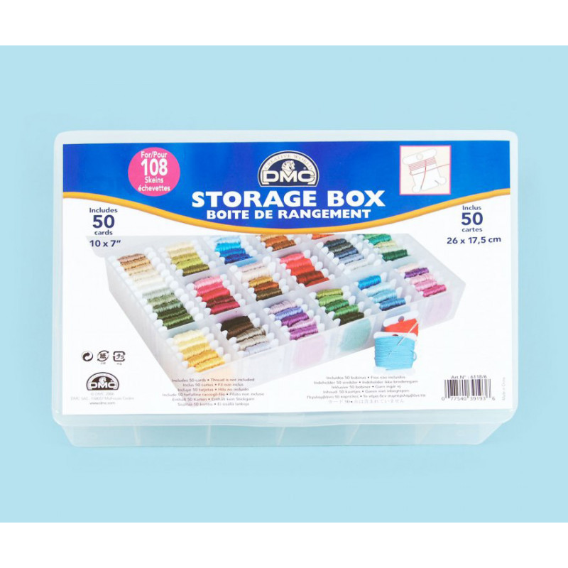 Thread storage box (for bobbins) DMC, 6118/6