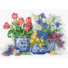 Cross-Stitch Kit "Spring garden”  Luca-S (B2386)