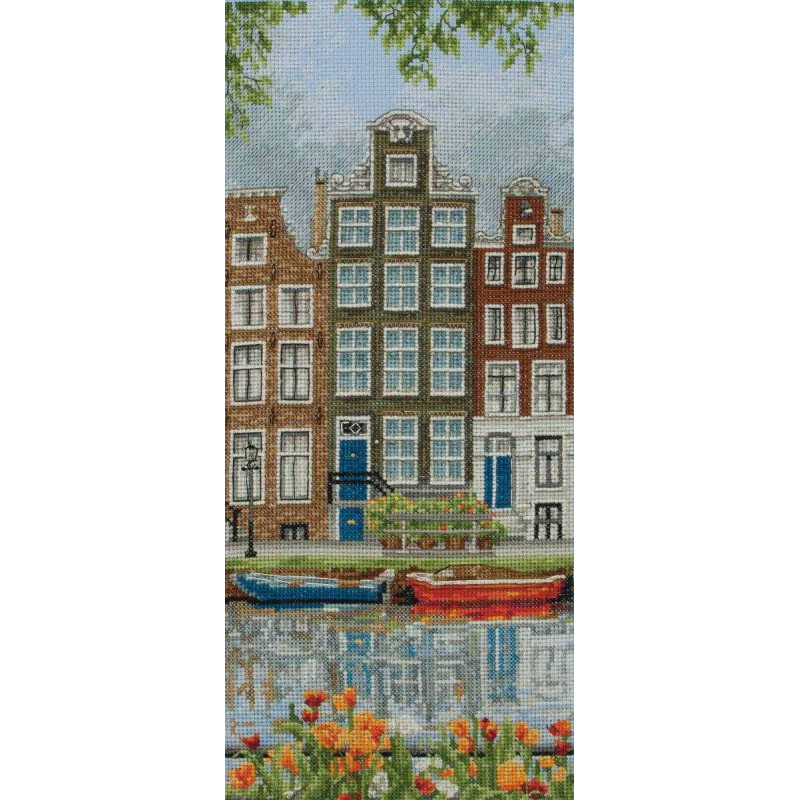 Набор для вышивки крестиком, Amsterdam Street Scene, Anchor PCE0814