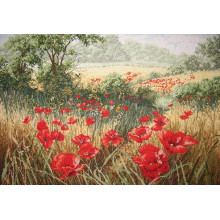 Cross-Stitch Kit, Anchor, A Host Of Poppies, APC935