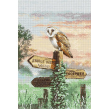 Cross-Stitch Kit “Barn Owl”  LETISTITCH L8031
