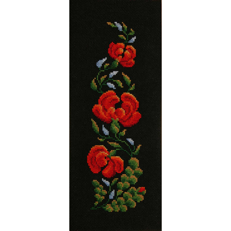 Набор для вышивания крестиком, Леди, Петриковская роспись правая часть, 01565