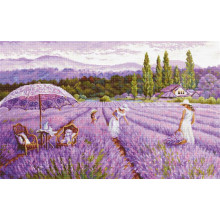 Cross-Stitch Kit “Lavender field”  Luca-S Gold (BU5008)
