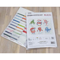 Toys Cross Stitch Kits, Luca-S Winter Toys JK034