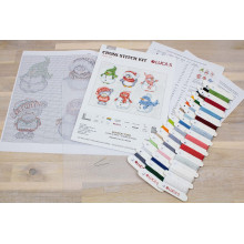 Toys Cross Stitch Kits, Luca-S Winter Toys JK034