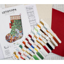Cross-Stitch Kit, Cozy Christmas Stocking  LETISTITCH (L8010)