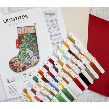 Набор для вышивания LETISTITCH, Уютный рождественский сапог  (L8010)