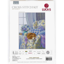 Cross-Stitch Kit, Cozy Armchair Luca-S (BU5016)