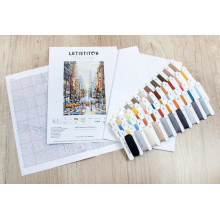 Cross-Stitch Kit “Sunset on 5th Avenue ” LETISTITCH L8025