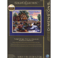 Cross-Stitch Kit «Twilight Bridge» Gold Collection DIMENSIONS 35236