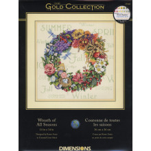 Cross-Stitch Kit «Wreath Of All Seasons» Gold Collection DIMENSIONS 35040