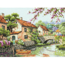 Cross-Stitch Kit «Village Canal»  DIMENSIONS 70-35330