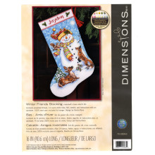 Cross-Stitch Kit «Winter Friends Stocking»  DIMENSIONS 70-08963