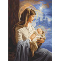 Набор для вышивания Luca-S Gold, Дева Мария с Младенцем (В617)