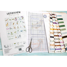 Набор для вышивания LETISTITCH, Алфавит детских игрушек L8063