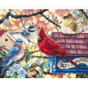 Cross-Stitch Kit “Springtime Songbirds ” LETISTITCH L8062