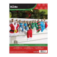 Bucilla ® Seasonal - Felt - Santa’s Laundry Garland - 86683E