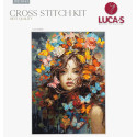Cross-Stitch Kit Luca-S, Butterflies Magic, BU5043