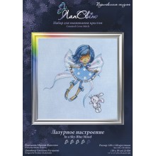 Cross-Stitch Kit “In a Sky-Blue Mood” LanSvit D-026
