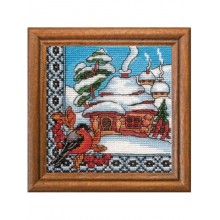 Набор для вышивания крестиком Леди, Зимняя Украина серия Хатки (01295)
