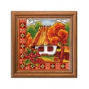 Набор для вышивания крестиком, Леди, Осенняя Буковина, серия Хатки (01270)