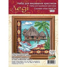 Cross-Stitch Kit “Oceania Bungalow” Ledi 01280