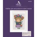Набор для вышивания крестиком Iris Design, Девочка Весна на Аиде (05723A)