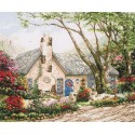 Cross-Stitch Kit “Morning Glory Cottage” Anchor 56780000-01080