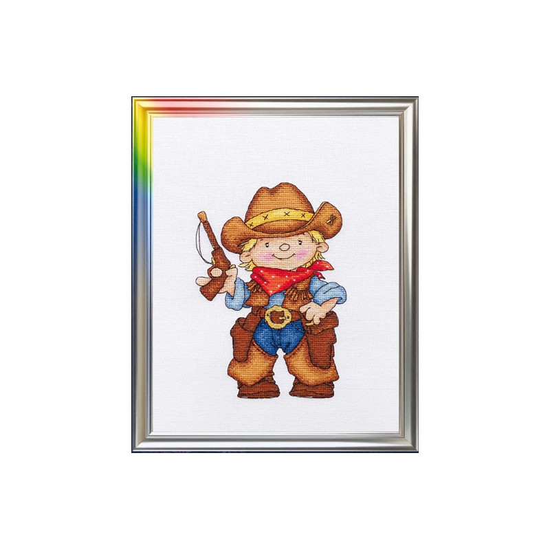 Cross-Stitch Kit “Brave Sheriff” LanSvit D-034