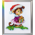 Набор для вышивания ЛанСвит, Кокетливая обезьянка (Д-053)