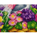 Cross-Stitch Kit “Fluffy Gardener” LanSvit D-012