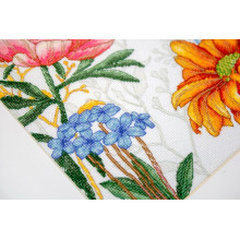 Набор для вышивания Luca-S, Цветы и бабочкa (BU4019)