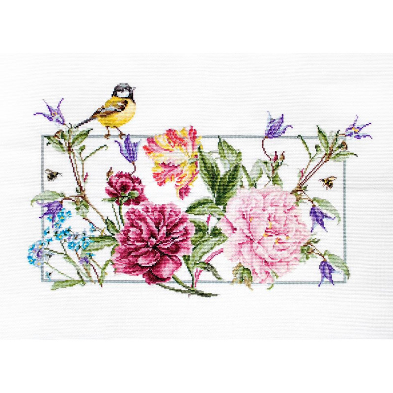 Cross-Stitch Kit “Spring Flowers”  Luca-S (BA2359)