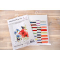 Cross-Stitch Kit “Poppies and Butterfly”  Luca-S (BU4018)